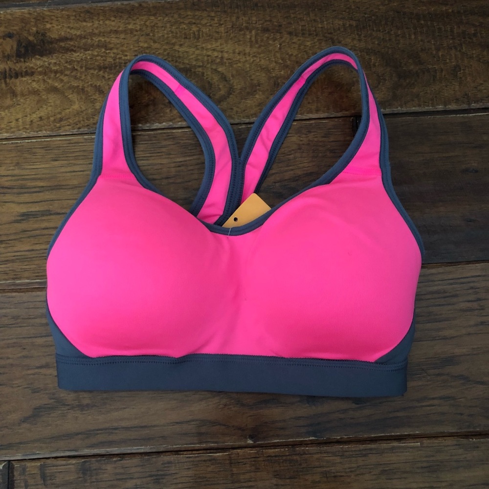Champion padded athletic sports bra pink nwt -xs
